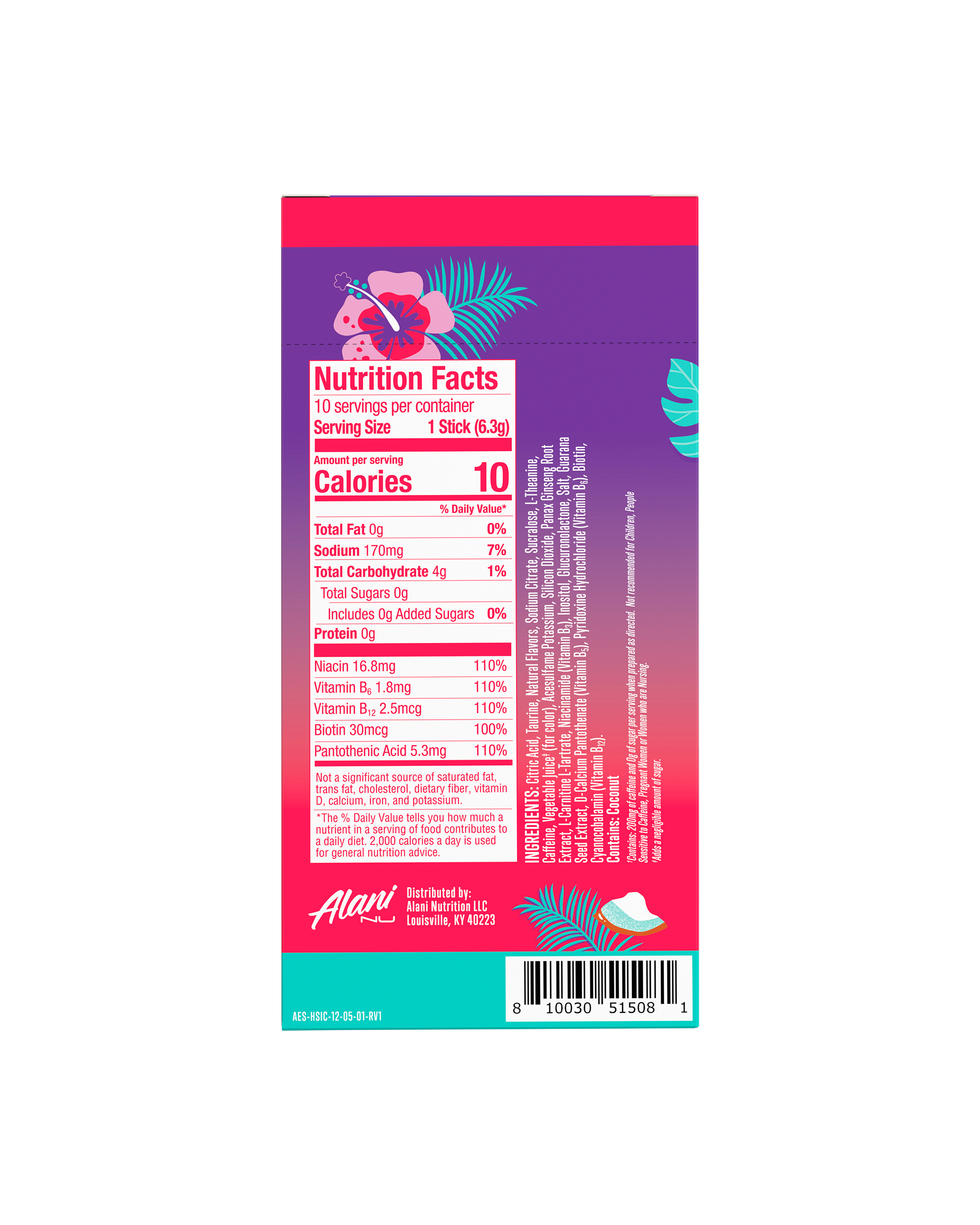 Energy Sticks - Hawaiian Shaved Ice